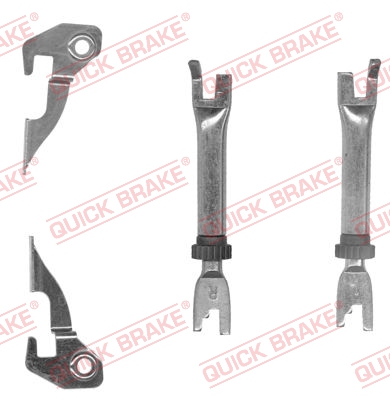 Nachsteller-Satz, Trommelbremse - 107 53 001 QUICK BRAKE